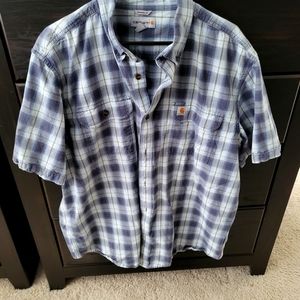 Work shirt shirt sleeve button up